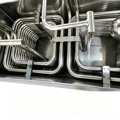 Square-shape-coil-water-tank-evaporator-for-industry-used